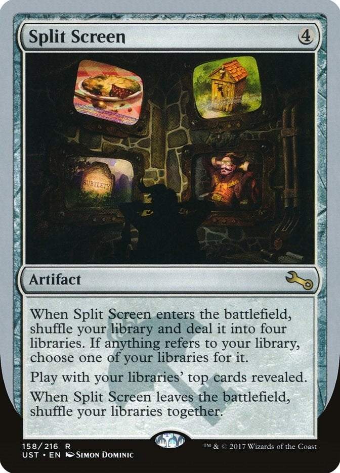Image for Split Screen (158) [Unstable] - Magic: The Gathering