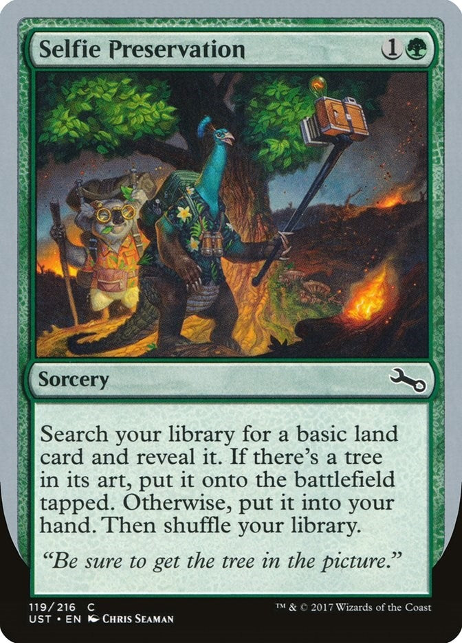Image for Selfie Preservation (119) [Unstable] - Magic: The Gathering
