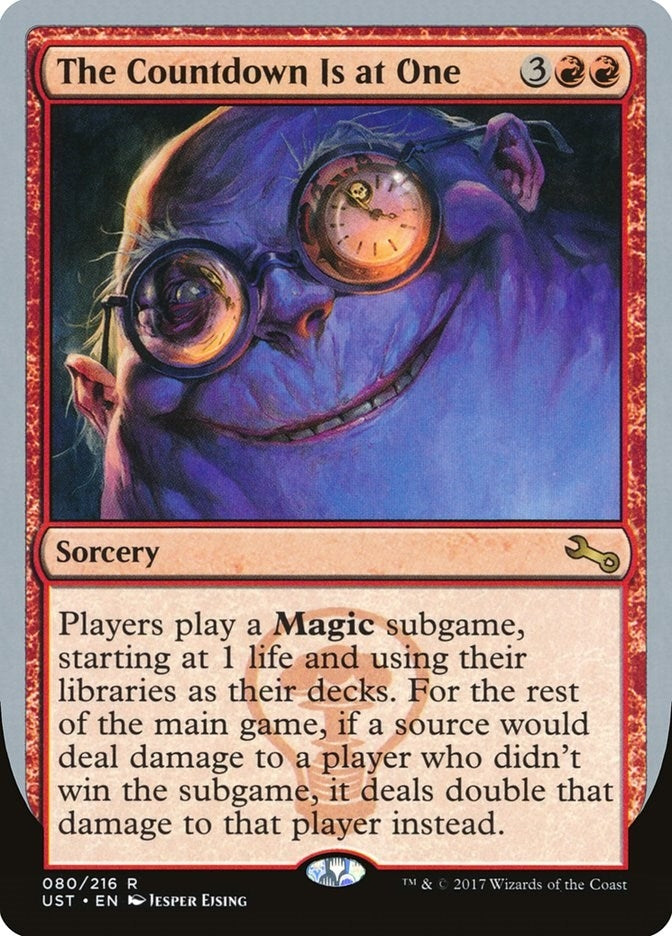 Image for The Countdown Is at One (80) [Unstable] - Magic: The Gathering