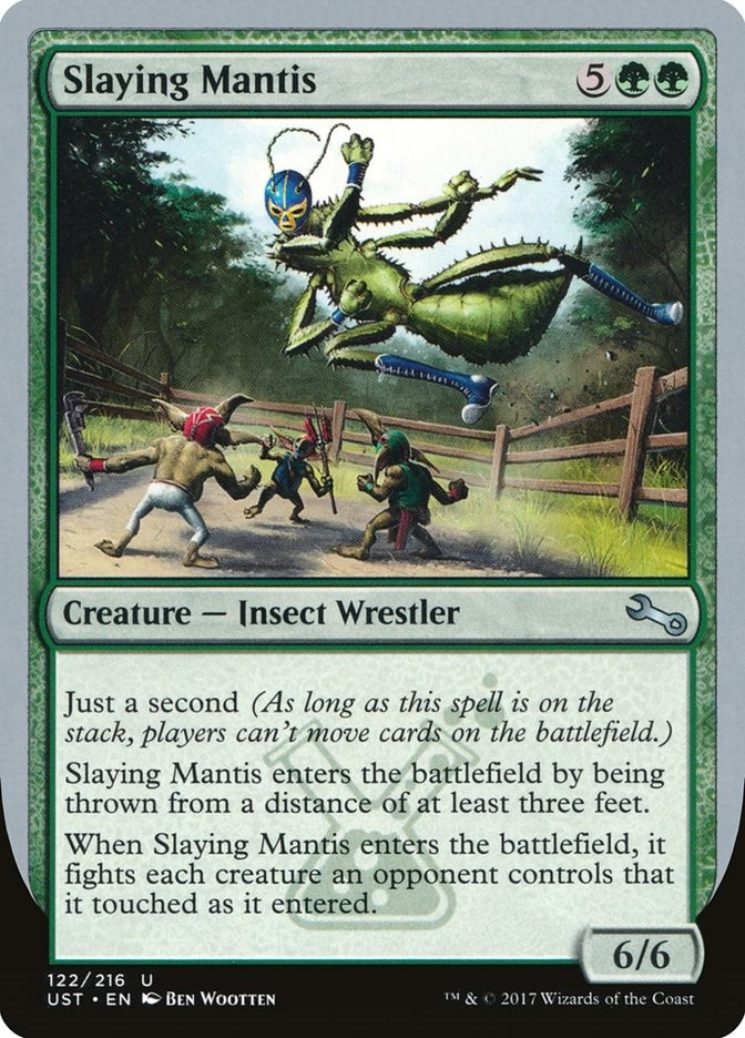 Image for Slaying Mantis (122) [Unstable] - Magic: The Gathering