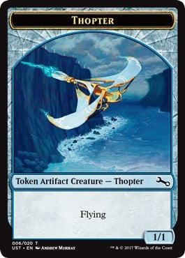 Image for Thopter Token (6) [Unstable] - Magic: The Gathering