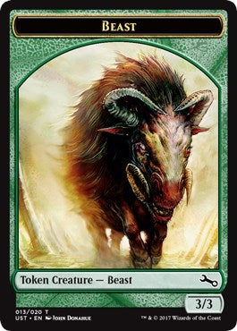 Image for Beast Token (13) [Unstable] - Magic: The Gathering