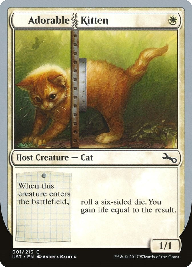 Image for Adorable Kitten (1) [Unstable] - Magic: The Gathering