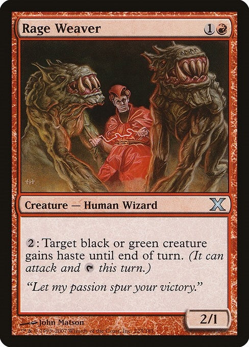 Image for Rage Weaver (223) [10th Edition] - Magic: The Gathering