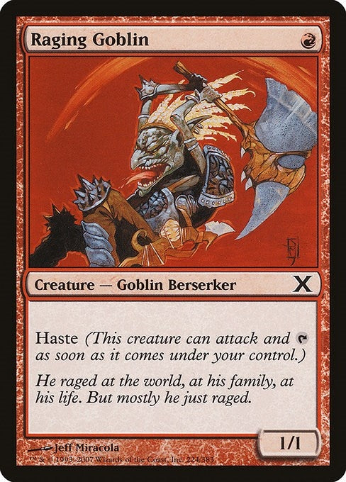 Image for Raging Goblin (224) [10th Edition] - Magic: The Gathering