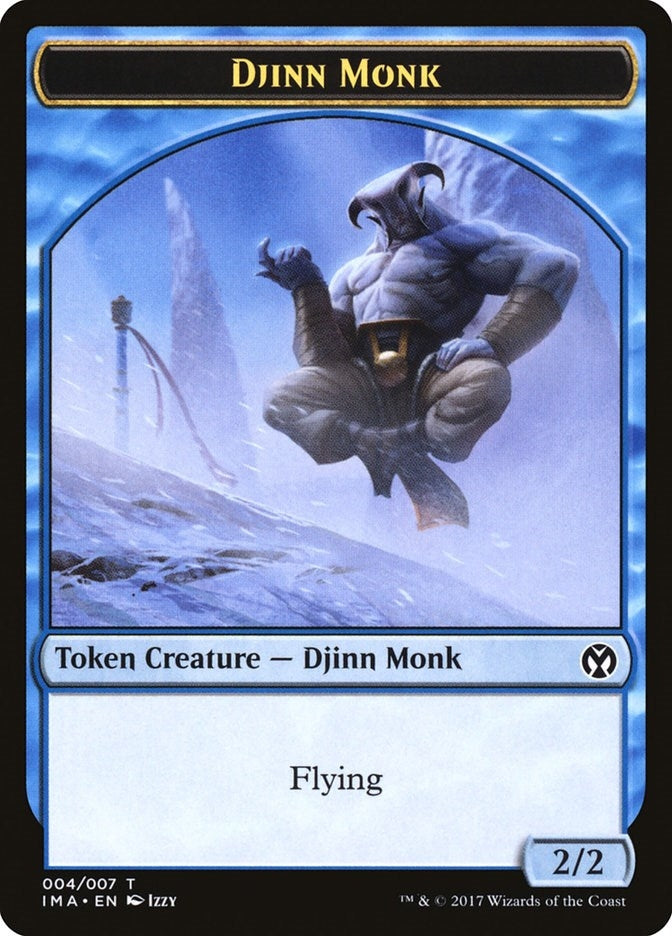 Image for Djinn Monk Token (004) (4) [Iconic Masters] - Magic: The Gathering