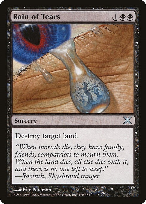 Image for Rain of Tears (170) [10th Edition] - Magic: The Gathering