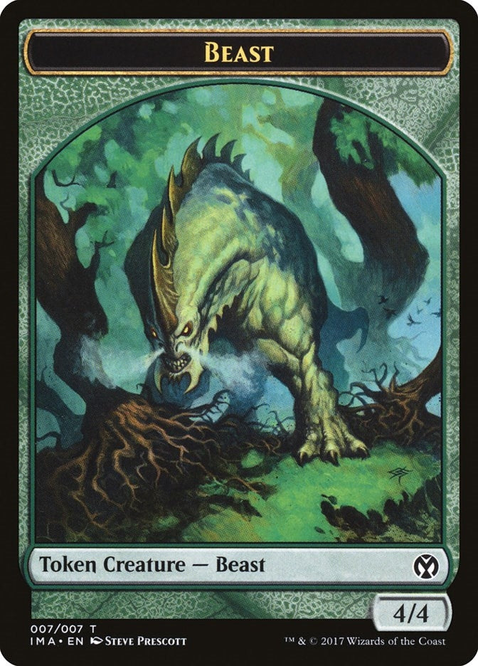 Image for Beast Token (007) (7) [Iconic Masters] - Magic: The Gathering