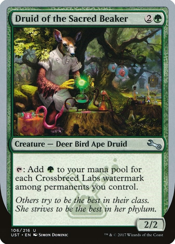 Image for Druid of the Sacred Beaker (106) [Unstable] - Magic: The Gathering