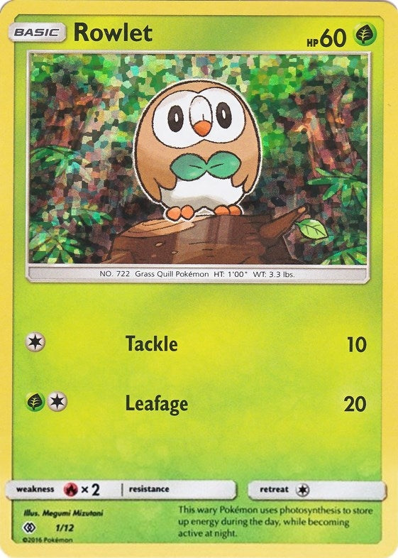 Image for Rowlet (001/012) [McDonald's Promos 2017] - Pokemon