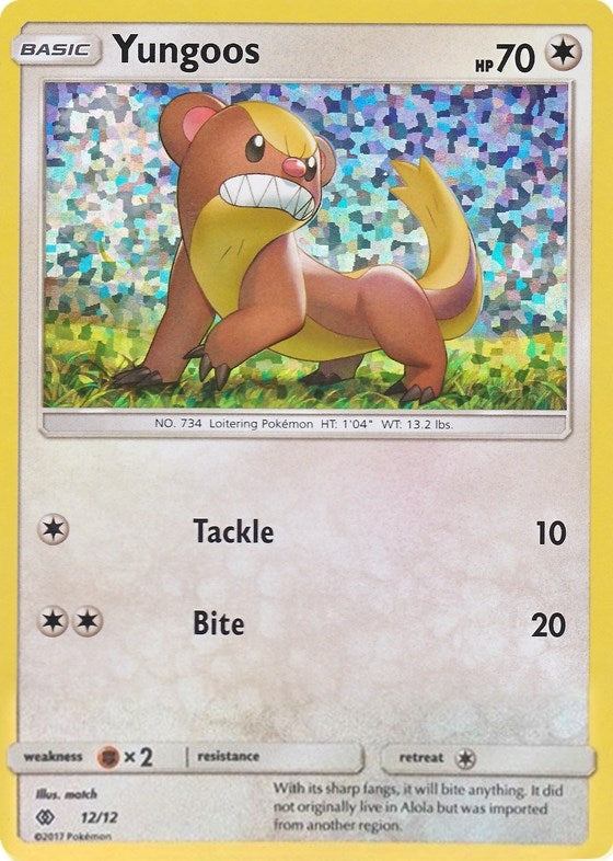Image for Yungoos (012/012) [McDonald's Promos 2017] - Pokemon