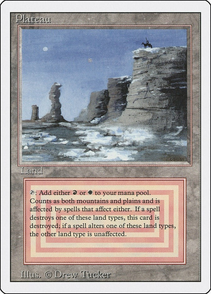 Image for Plateau [Revised Edition] - Magic: The Gathering