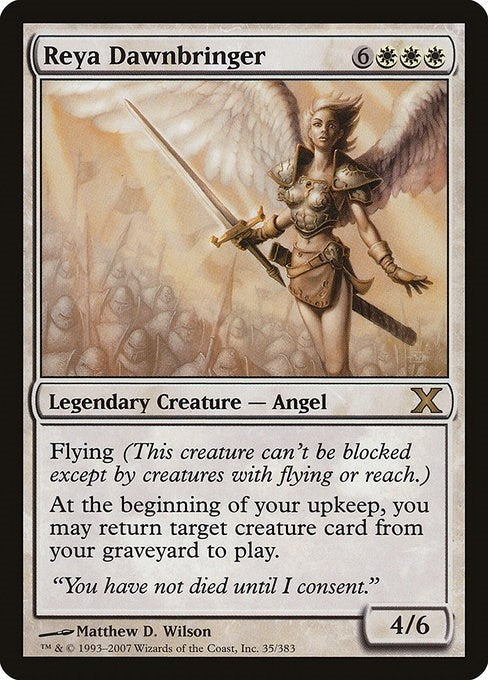 Image for Reya Dawnbringer (35) [10th Edition] - Magic: The Gathering