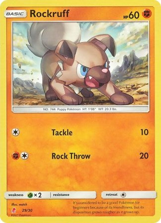 Image for Rockruff (#29) (29/30) [SM Trainer Kit: Lycanroc & Alolan Raichu] - Pokemon