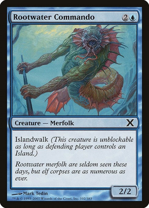 Image for Rootwater Commando (102) [10th Edition] - Magic: The Gathering