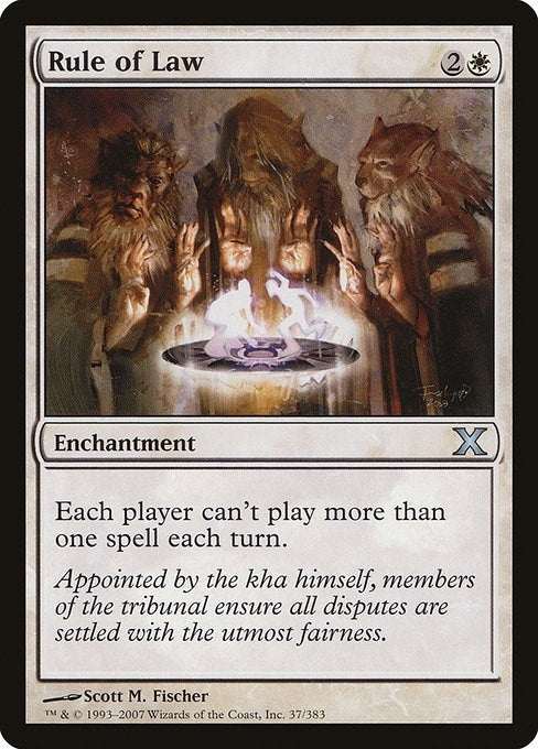Image for Rule of Law (37) [10th Edition] - Magic: The Gathering