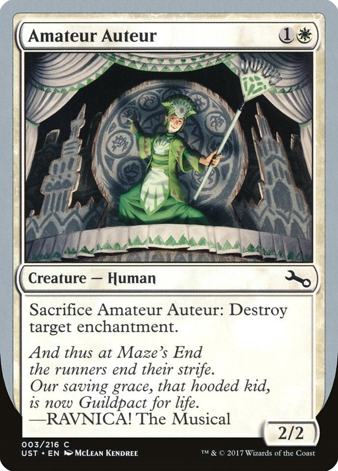 Image for Amateur Auteur (A) (3) [Unstable] - Magic: The Gathering