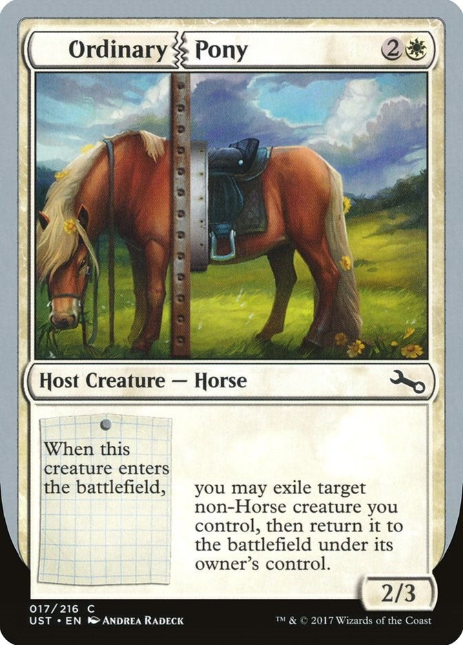 Image for Ordinary Pony (17) [Unstable] - Magic: The Gathering