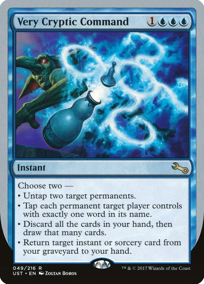 Image for Very Cryptic Command (B) (49) [Unstable] - Magic: The Gathering
