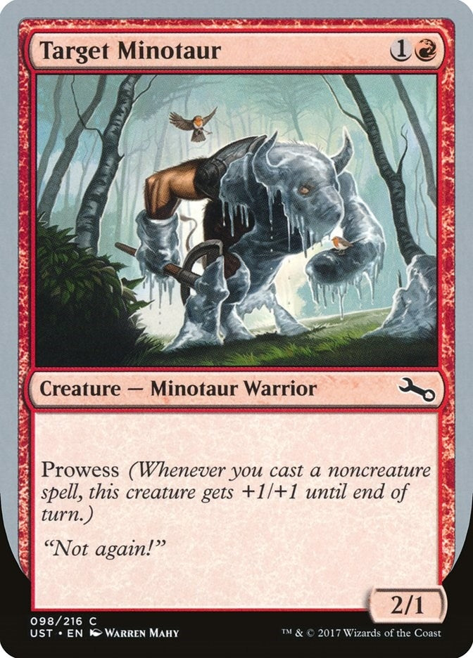 Image for Target Minotaur (A) (98) [Unstable] - Magic: The Gathering