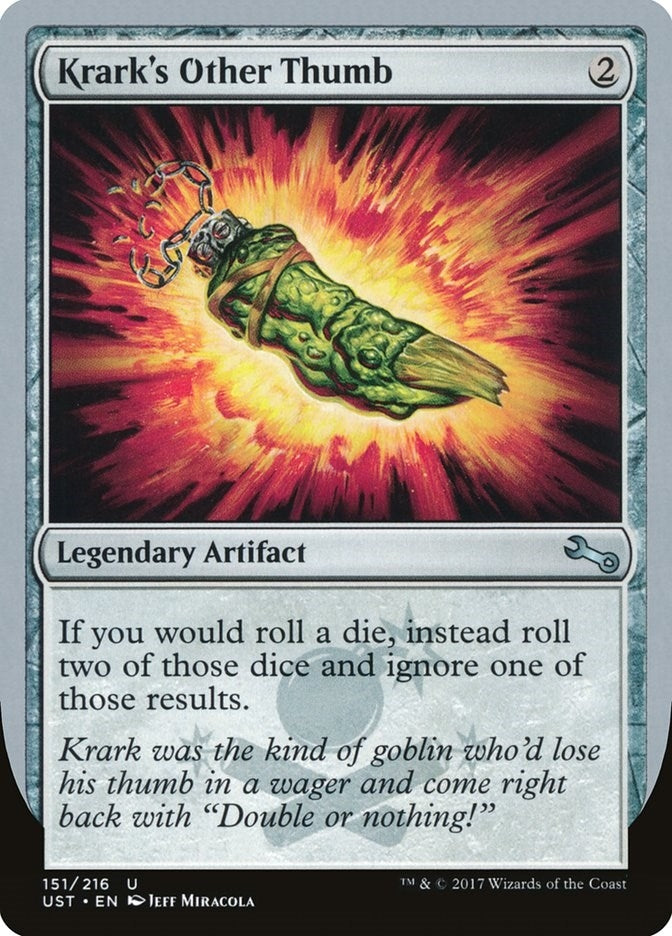 Image for Krark's Other Thumb (151) [Unstable] - Magic: The Gathering