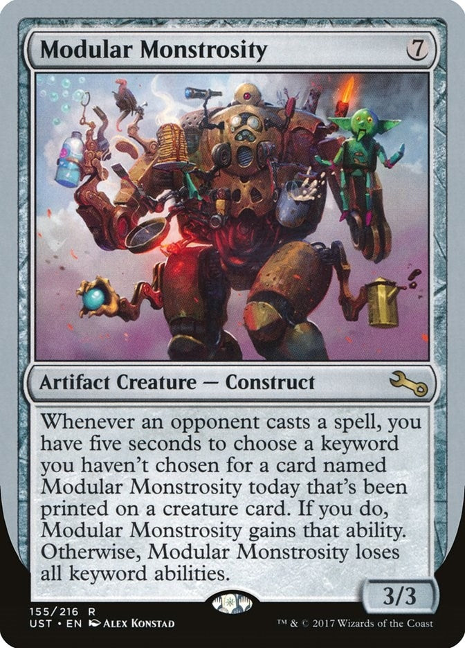 Image for Modular Monstrosity (155) [Unstable] - Magic: The Gathering