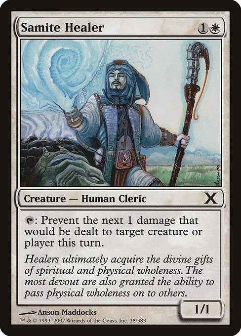Image for Samite Healer (38) [10th Edition] - Magic: The Gathering