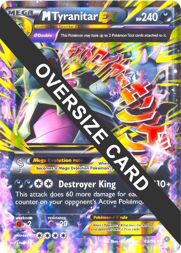 M Tyranitar EX (043/098) [Jumbo Cards]