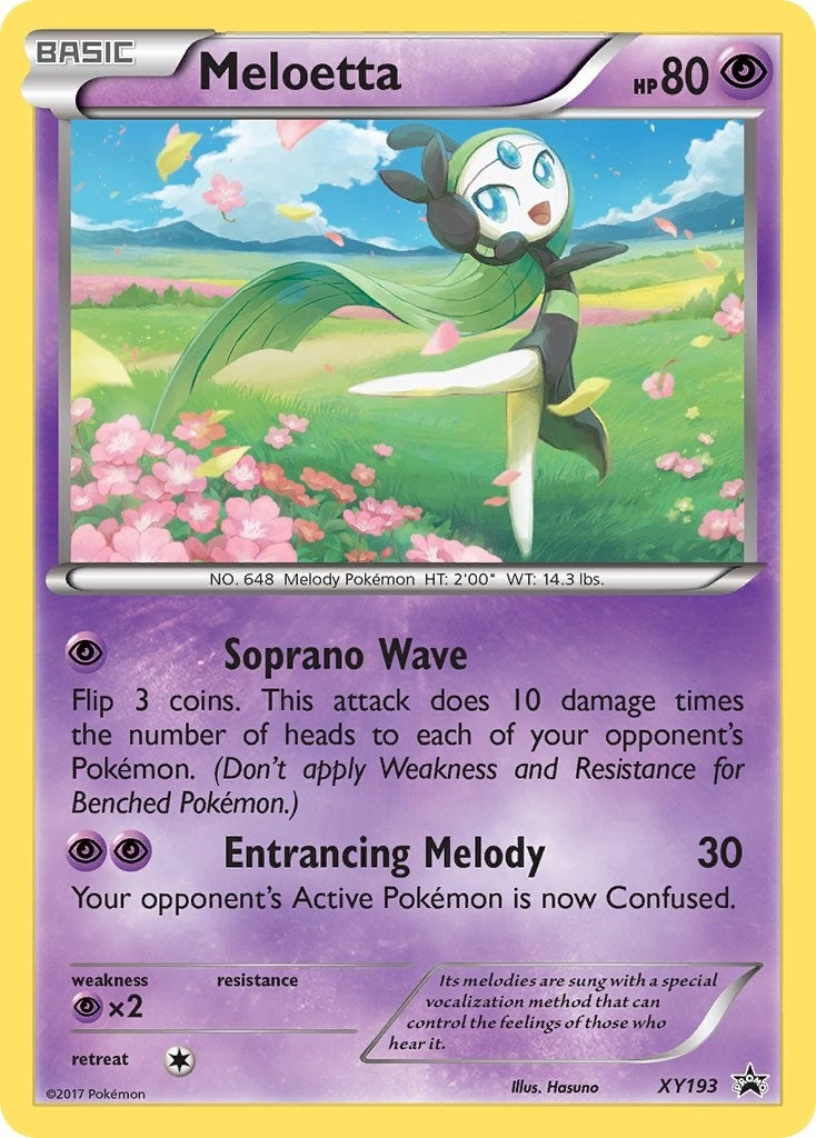Image for Meloetta - XY193 (XY193) [XY Promos] - Pokemon