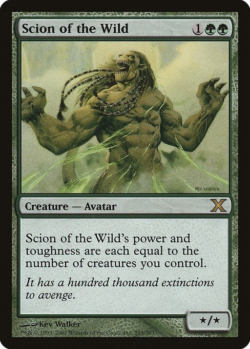 Image for Scion of the Wild (295) [10th Edition] - Magic: The Gathering