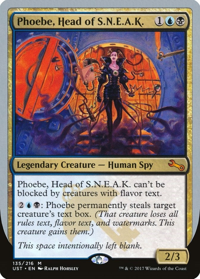 Image for Phoebe, Head of S.N.E.A.K. (135) [Unstable] - Magic: The Gathering