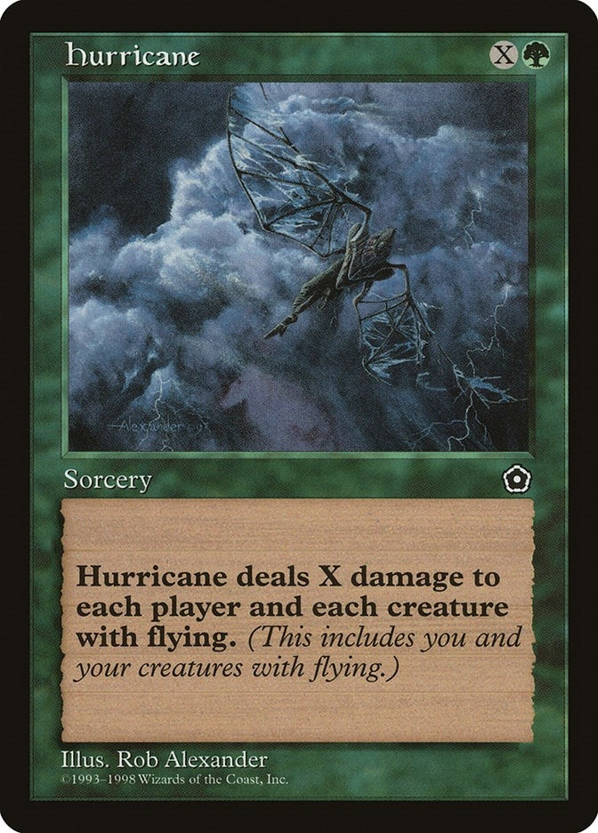 Image for Hurricane [Portal Second Age] - Magic: The Gathering