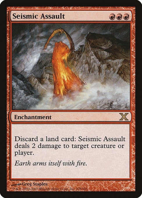 Image for Seismic Assault (228) [10th Edition] - Magic: The Gathering