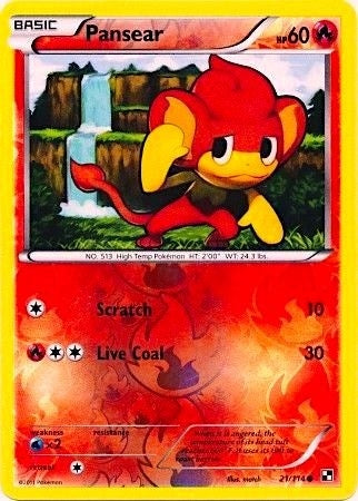 Image for Pansear - 21/114 (Energy Holo) (021/114) [Miscellaneous Cards & Products] - Pokemon