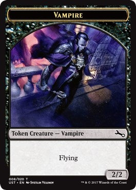 Image for Vampire Token (8) [Unstable] - Magic: The Gathering