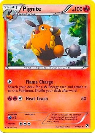 Image for Pignite - 17/114 (Cracked Ice Holo) (017/114) [Miscellaneous Cards & Products] - Pokemon