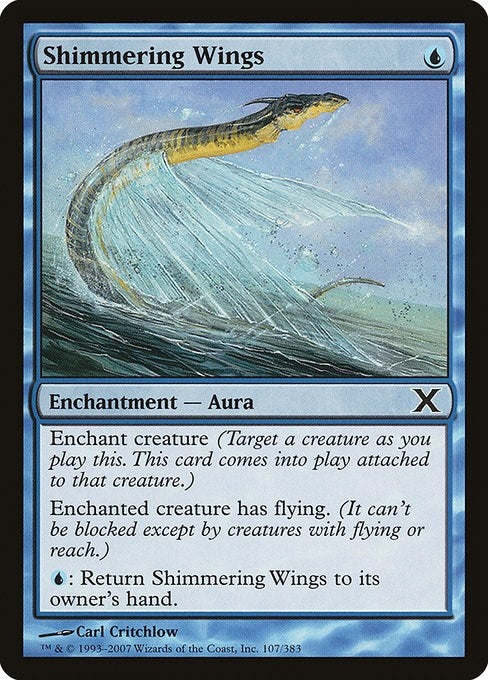 Image for Shimmering Wings (107) [10th Edition] - Magic: The Gathering