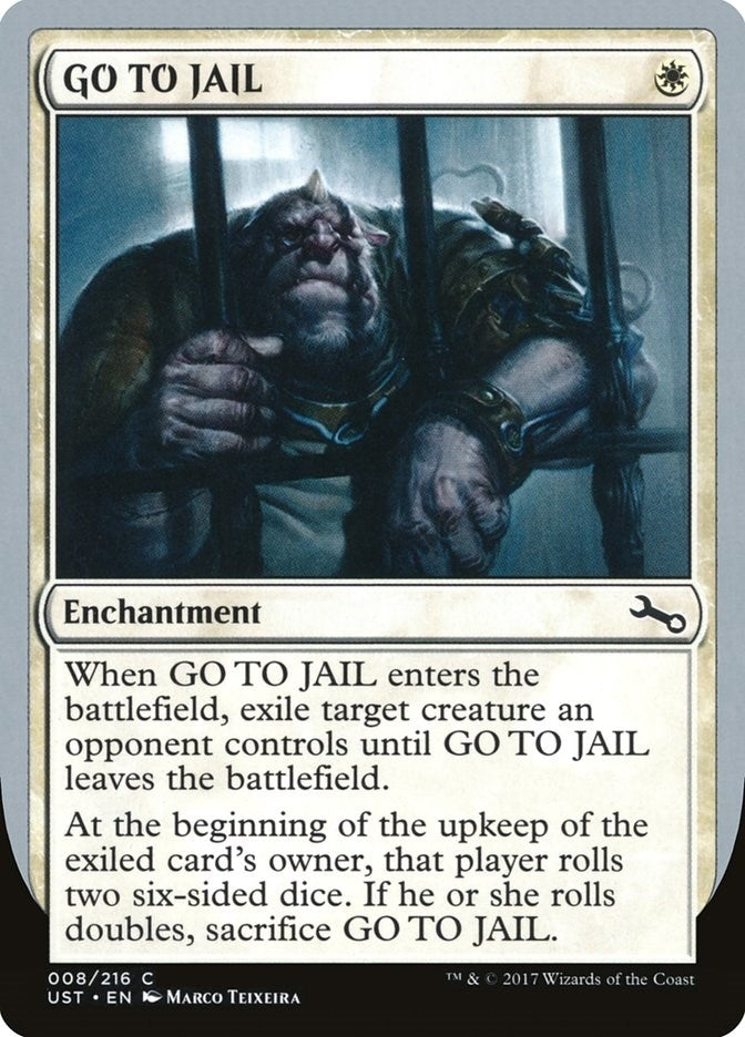 Image for GO TO JAIL (8) [Unstable] - Magic: The Gathering
