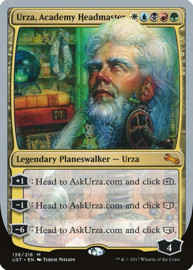 Image for Urza, Academy Headmaster (136) [Unstable] - Magic: The Gathering
