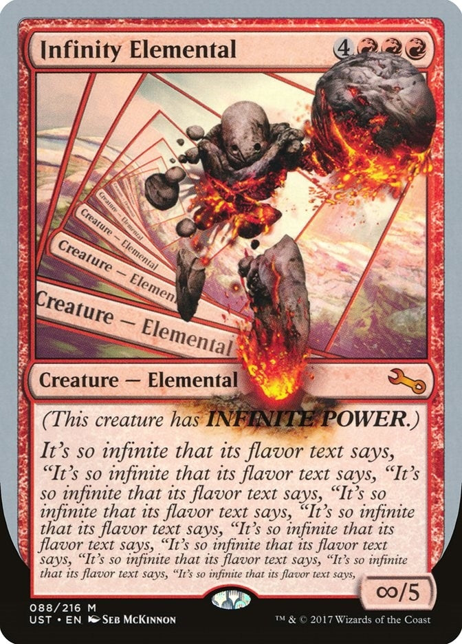 Image for Infinity Elemental (88) [Unstable] - Magic: The Gathering
