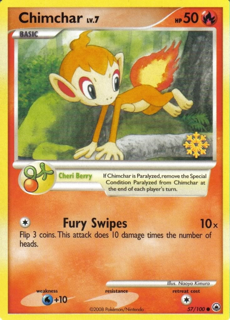 Image for Chimchar (057/100) [Countdown Calendar Promos] - Pokemon