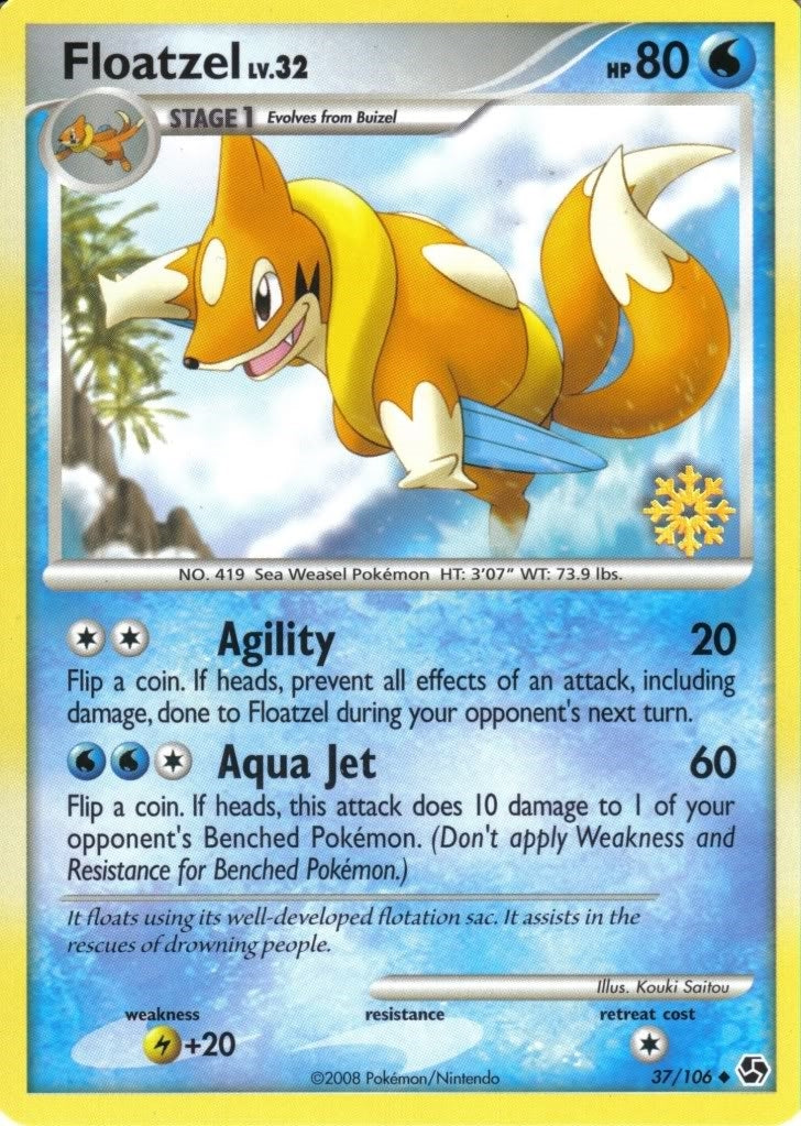Image for Floatzel (037/106) [Countdown Calendar Promos] - Pokemon