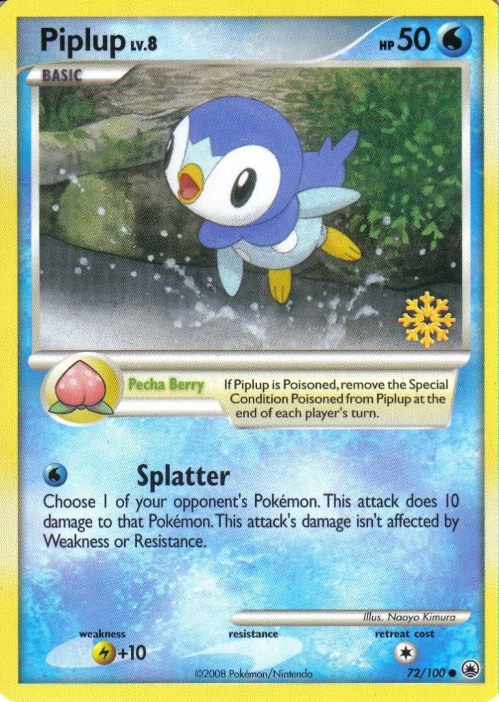 Image for Piplup (072/100) [Countdown Calendar Promos] - Pokemon