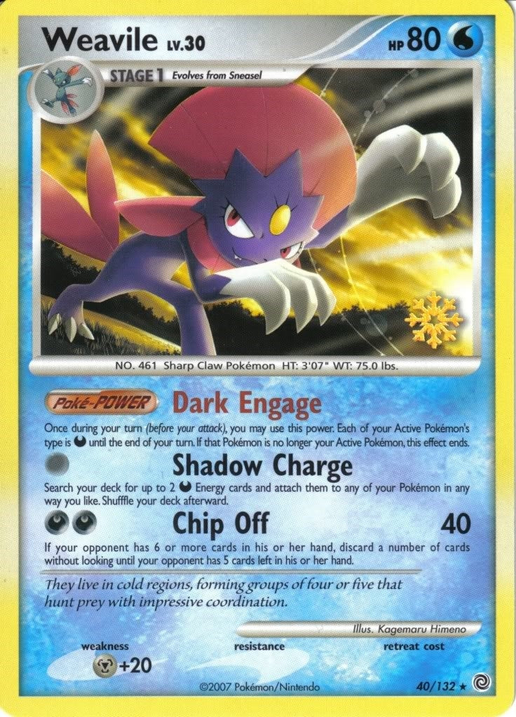 Image for Weavile (040/132) [Countdown Calendar Promos] - Pokemon