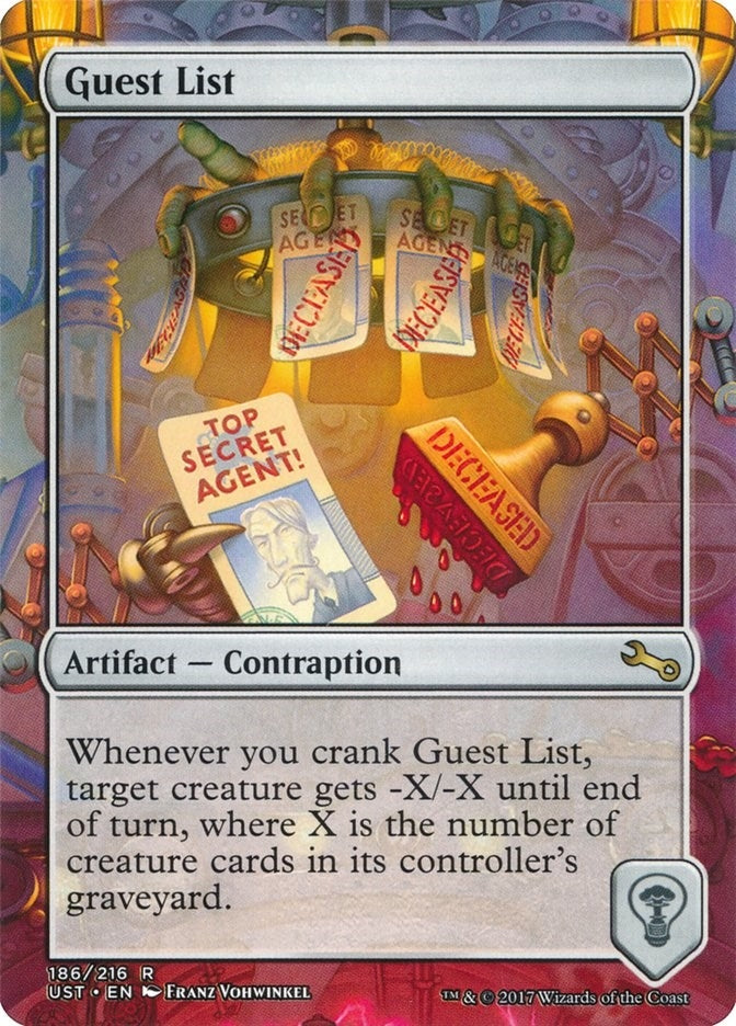 Image for Guest List (186) [Unstable] - Magic: The Gathering