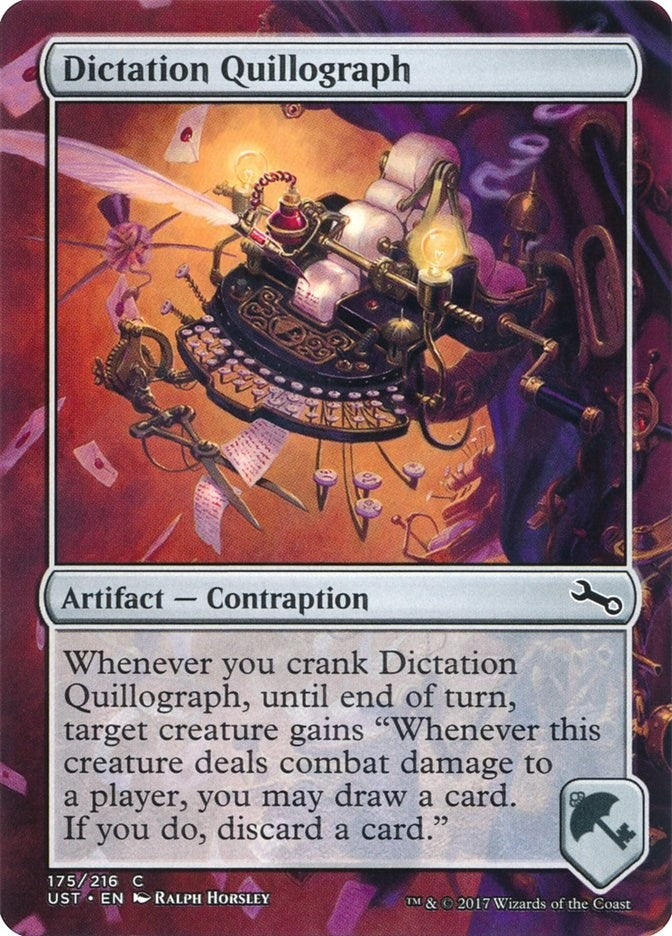 Image for Dictation Quillograph (175) [Unstable] - Magic: The Gathering