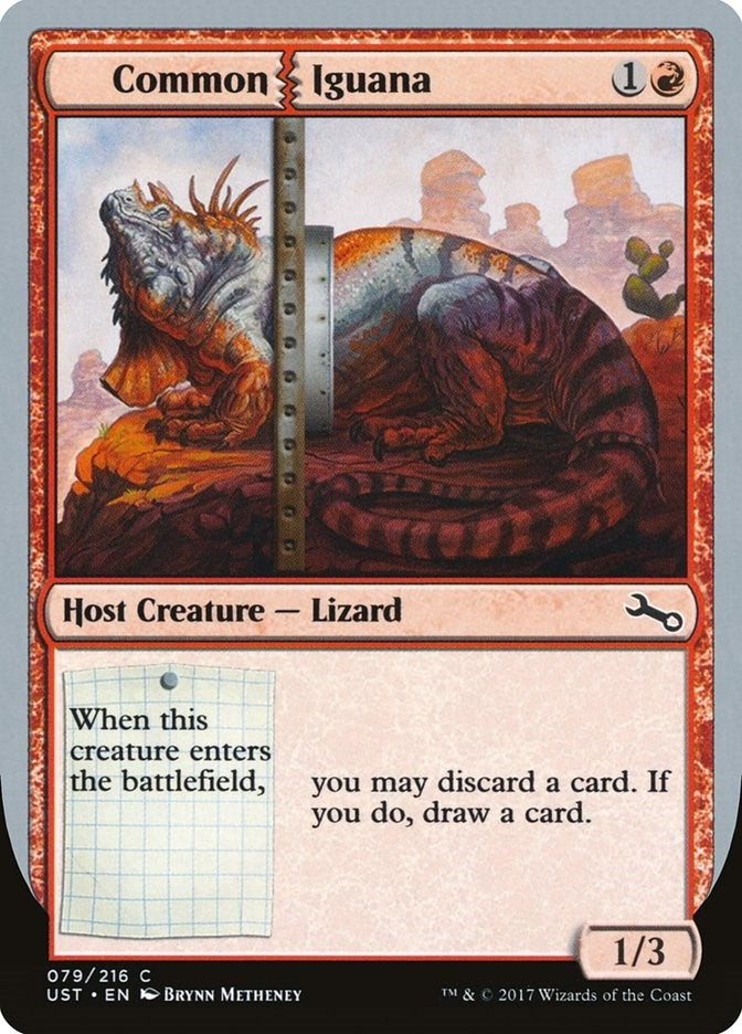 Image for Common Iguana (79) [Unstable] - Magic: The Gathering