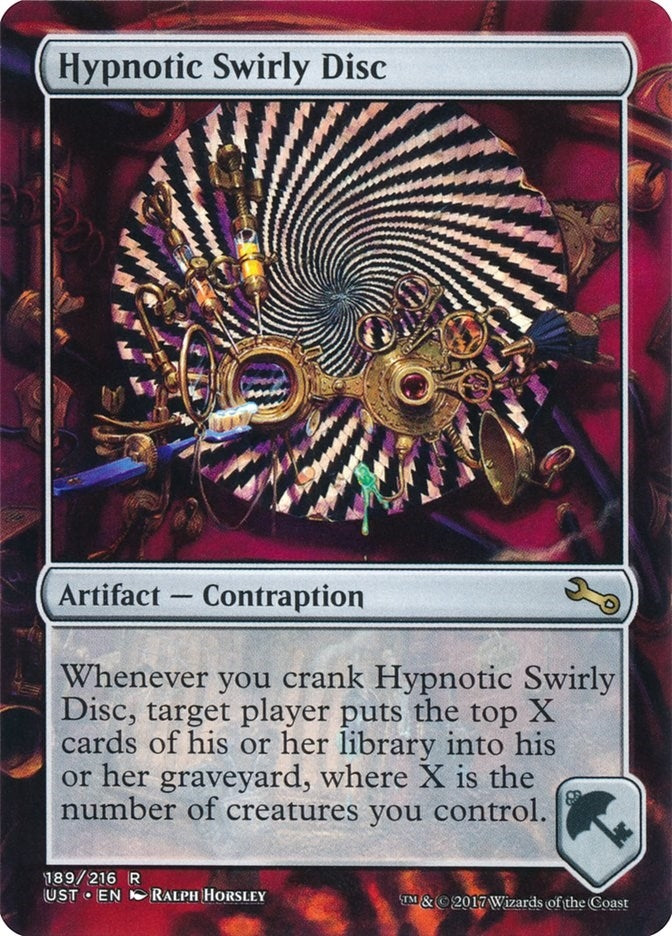 Image for Hypnotic Swirly Disc (189) [Unstable] - Magic: The Gathering