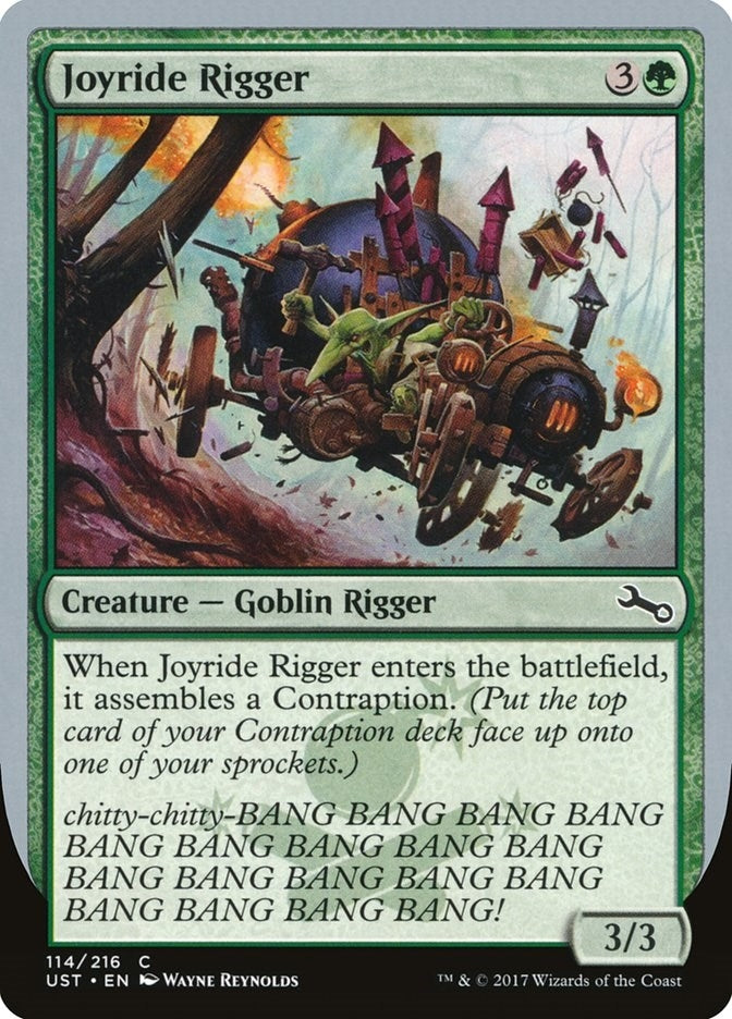 Image for Joyride Rigger (114) [Unstable] - Magic: The Gathering