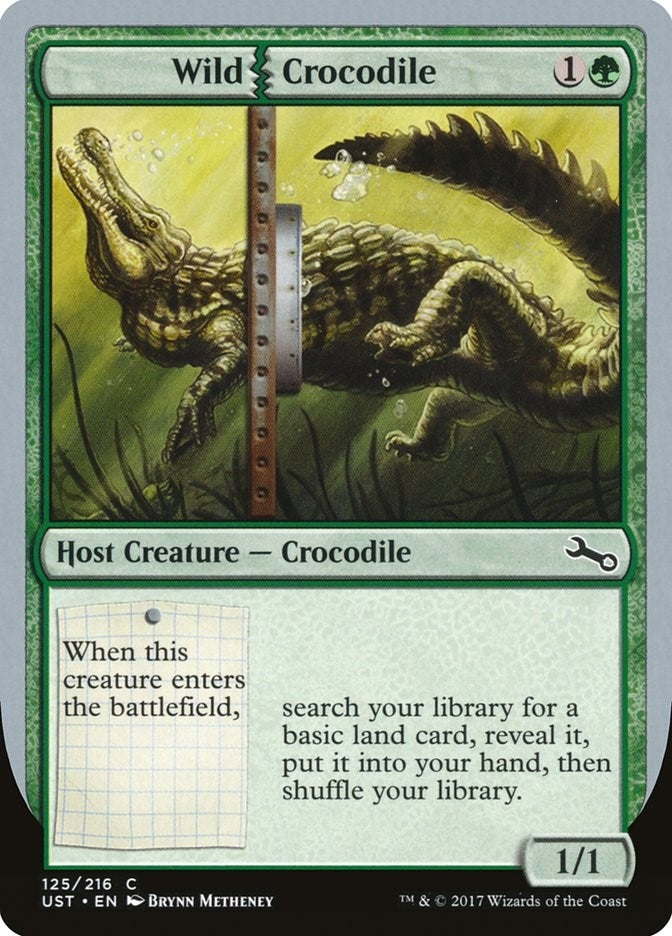 Image for Wild Crocodile (125) [Unstable] - Magic: The Gathering